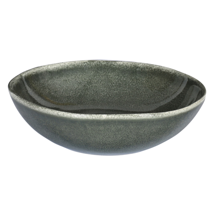 Assiette Creuse  Au Gres Du Temps D19cm Vert