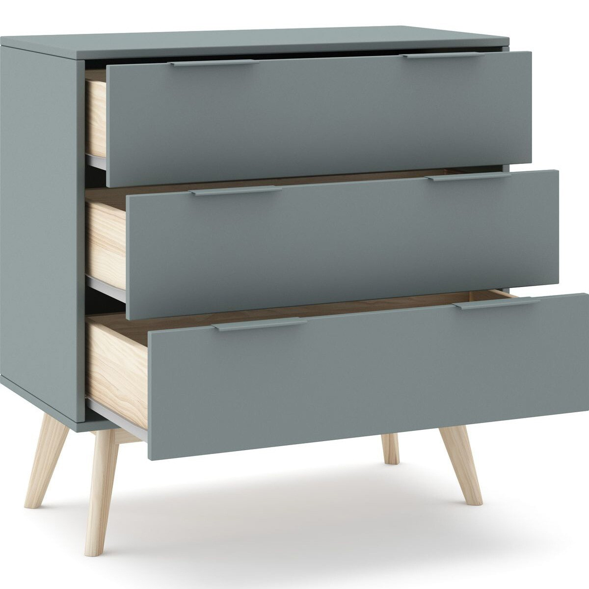 Commode 3 tiroirs en bois - PIERA