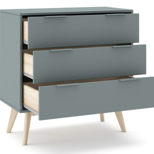 Commode 3 tiroirs en bois - PIERA