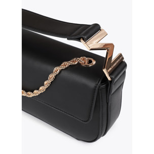 Tracolla in pelle sintetica con logo M sulla maniglia