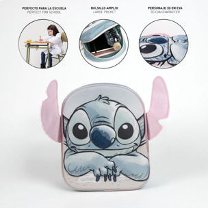 Mochila 3D Stitch Disney 27Cm