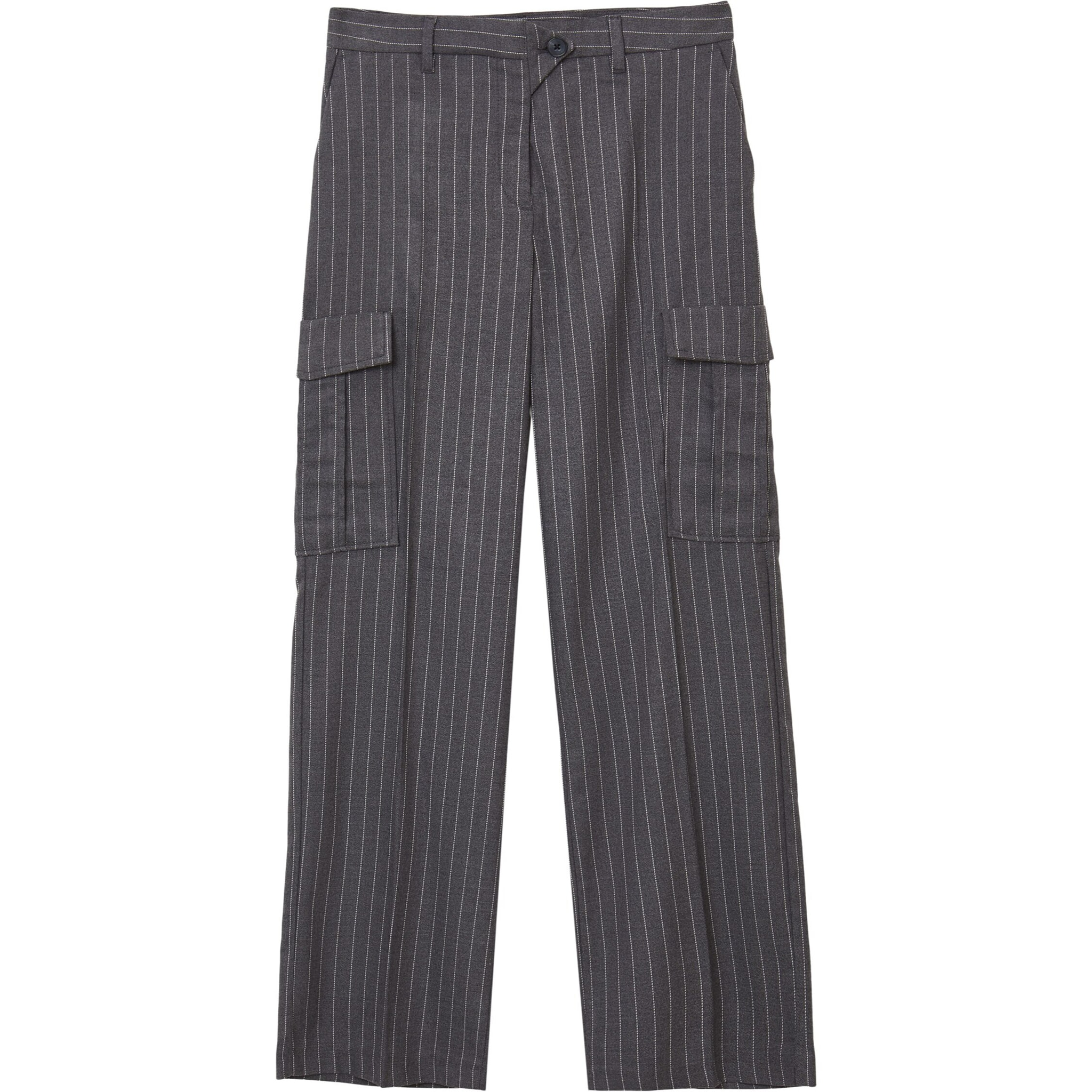 Pantalone palazzo cargo gessato