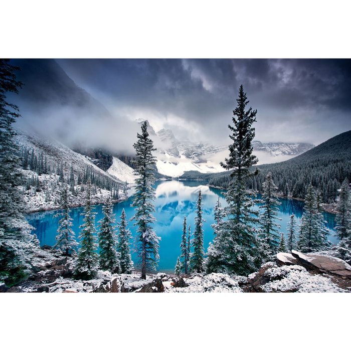 Tableau montagne turquoise en montagne  Toile imprimée