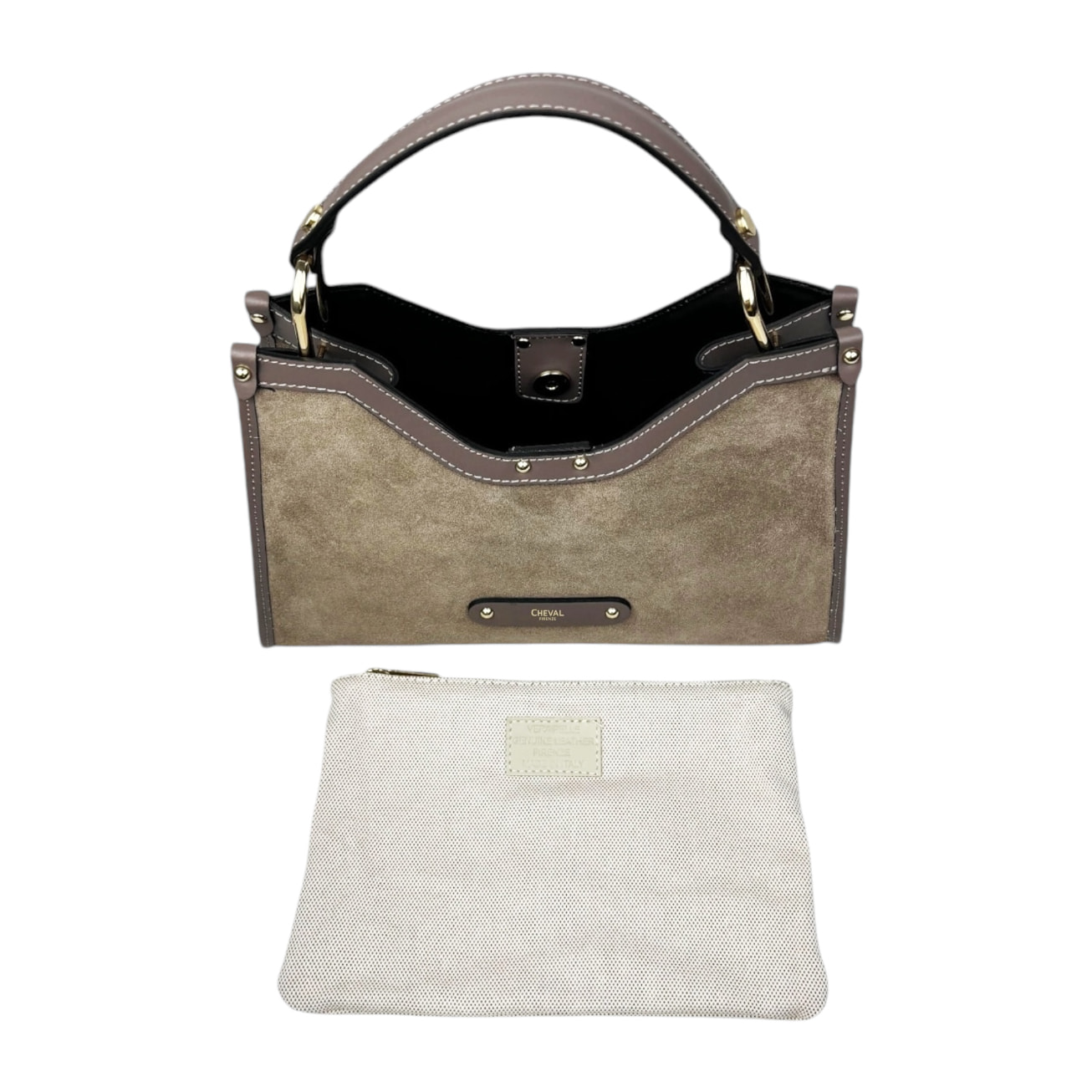 Bolso Hobo Cheval Firenze Capri Mini F/W Gris Pardo