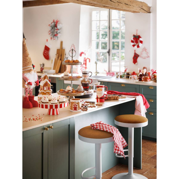 Lot de 2 tabourets de bar Ilsa ocre