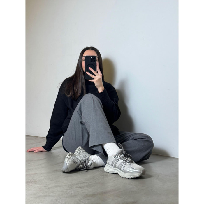 Zapatillas deportivas   - M1990  - Plata