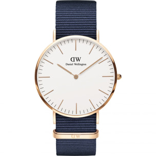 Reloj Daniel Wellington DW00100275 Unisex Analogico Cuarzo con Correa de Nylon
