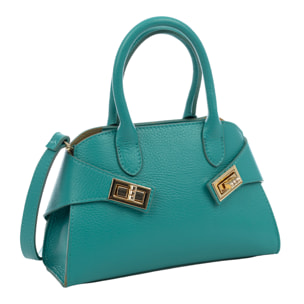 Piccola borsa tote in vera pelle Dollaro.