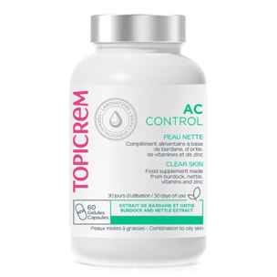 AC Control - Complément Alimentaire Peau Nette - 1 Mois