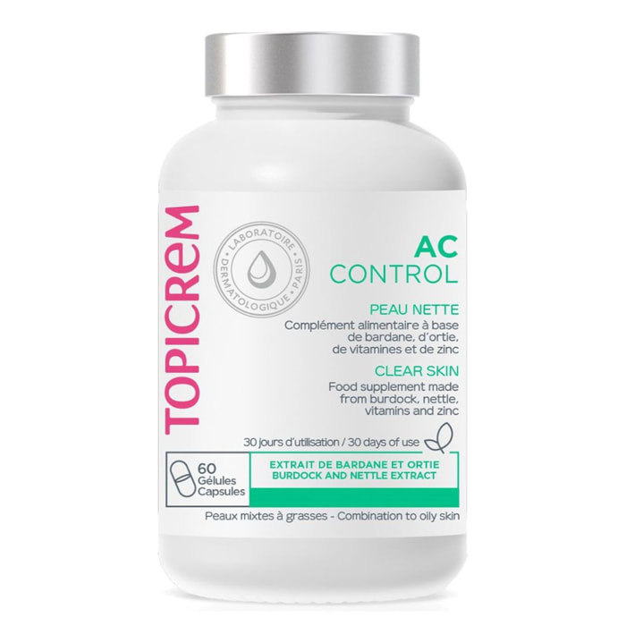 AC Control - Complément Alimentaire Peau Nette - 1 Mois
