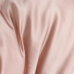 Coppia federe in seta 50x80 cm con zip e volani, fronte in seta morbida e lucente, retro in tencel traspirante, effetto anticrespo e delicata su pelle e capelli, eleganti e confortevoli, ideali per ogni stagione
