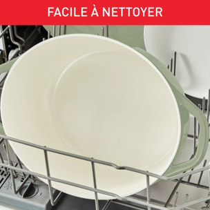 Cocotte TEFAL AIR SOFT LIGHT 30X23cm Vert Lichen