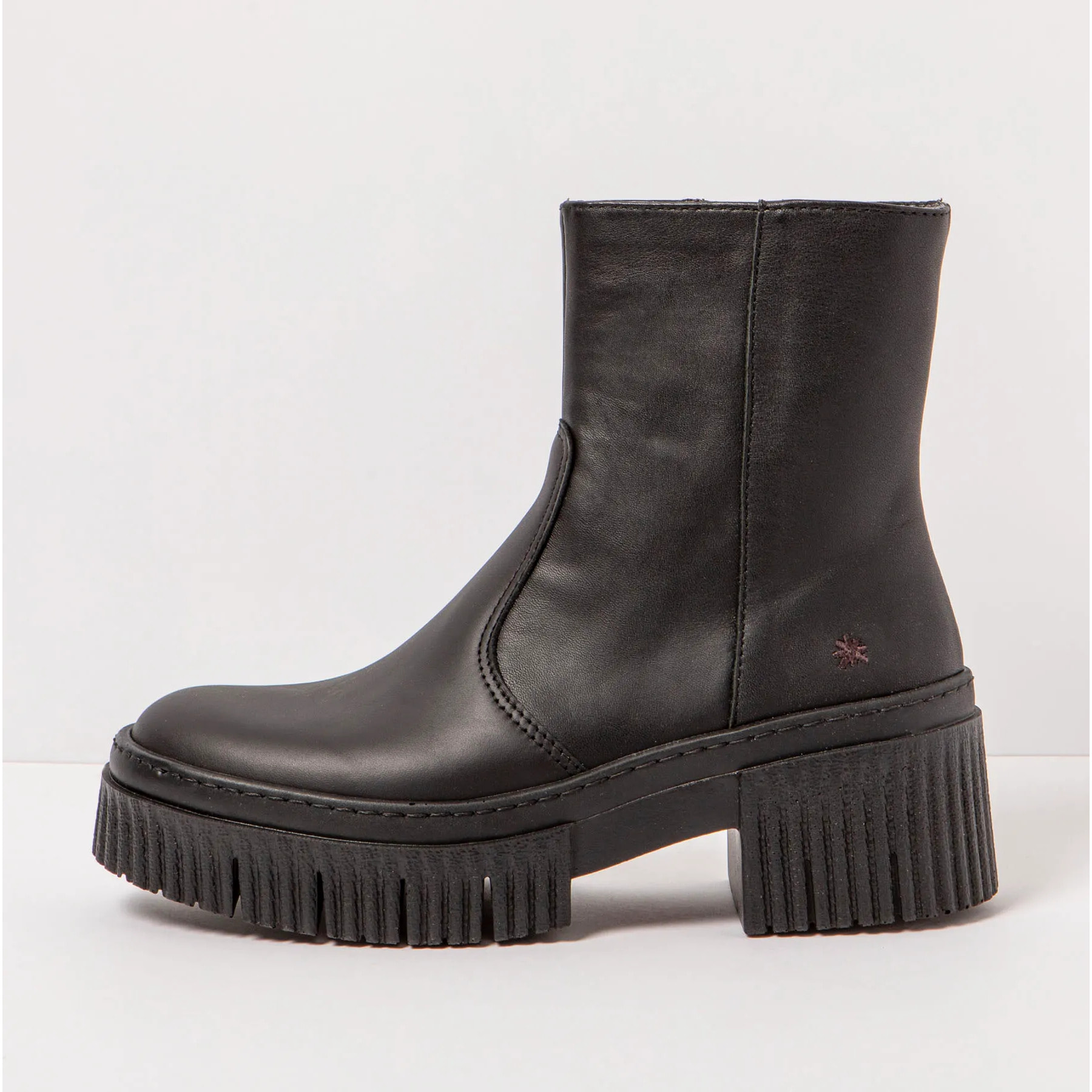 Botines con tacón 1374 NAPPA BLACK/YORK color Black