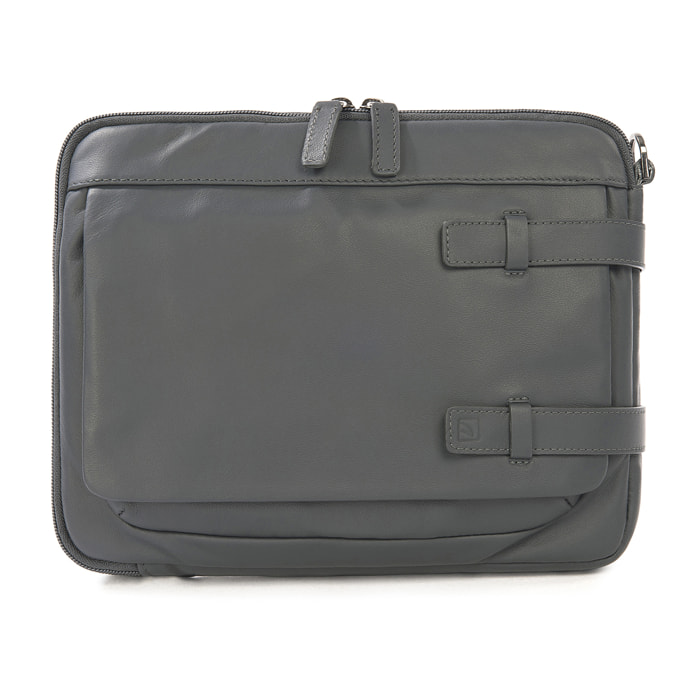 Borsa a tracolla  unisex In Vera pelle Made in Italy 27x22x5,5 cm