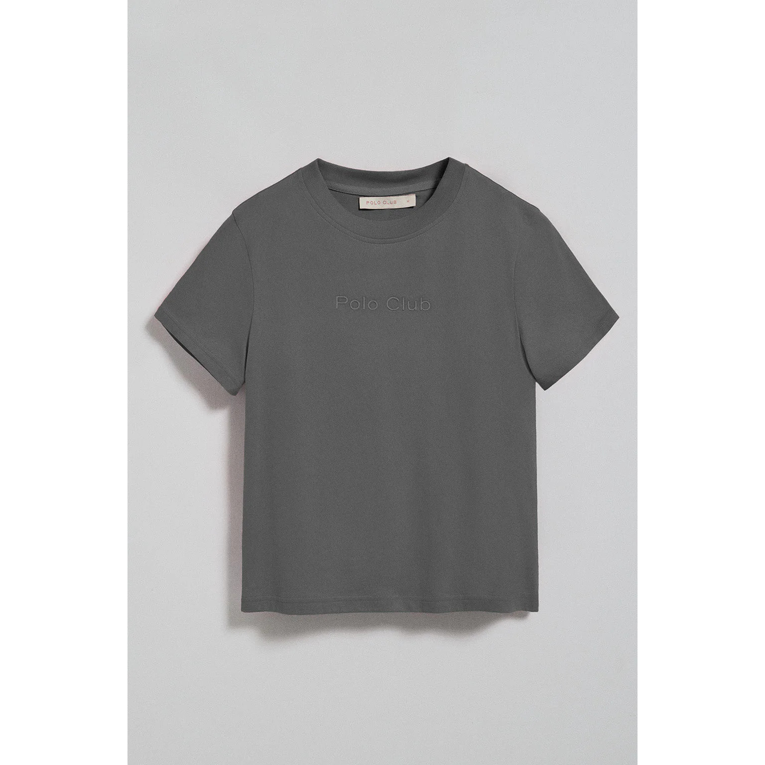 Maglietta Tori colore asfalto con logo Minimal Combo Polo Club
