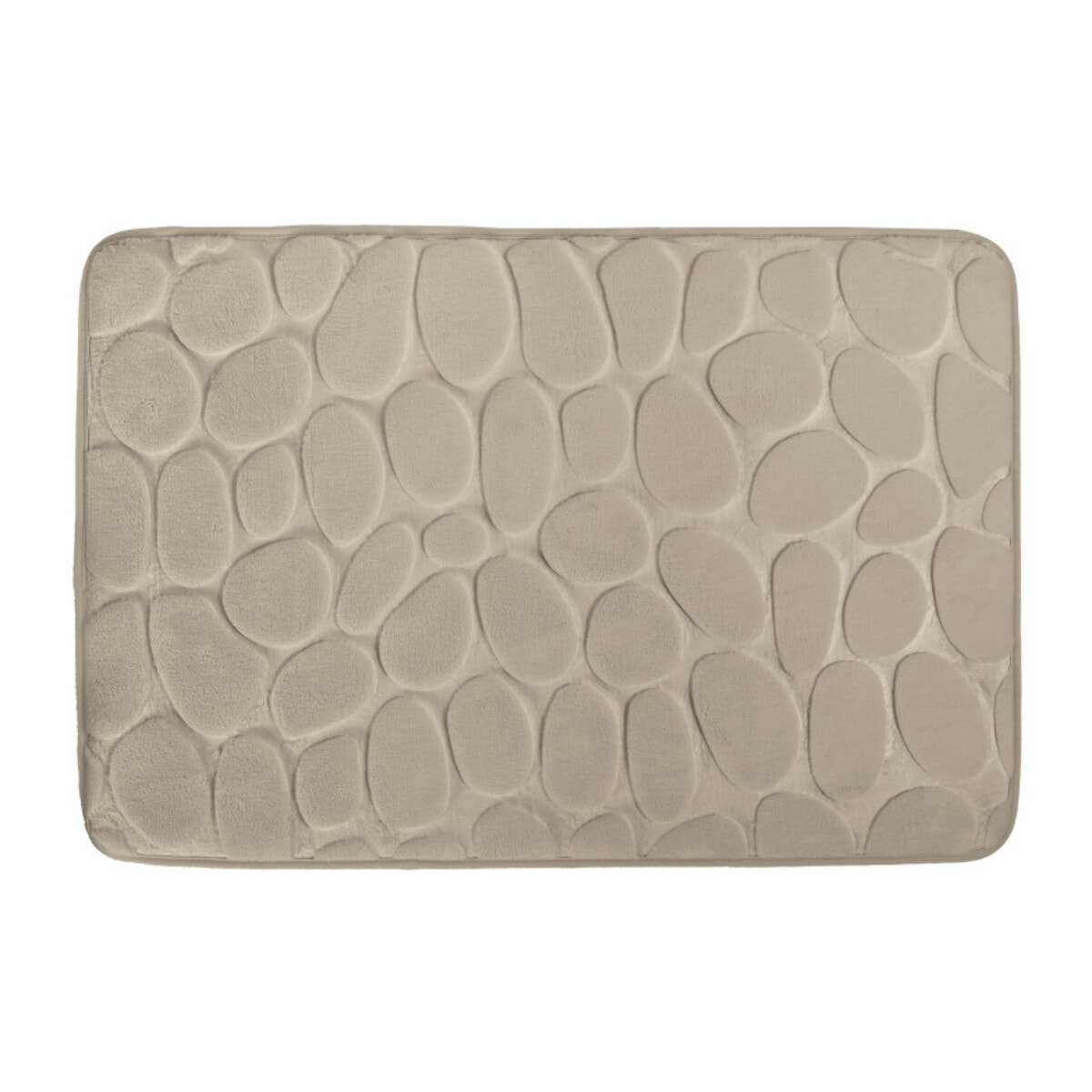 Tapis de bain Microfibre PEBBLE Beige MSV