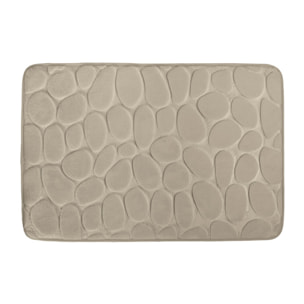 Tapis de bain Microfibre PEBBLE Beige MSV
