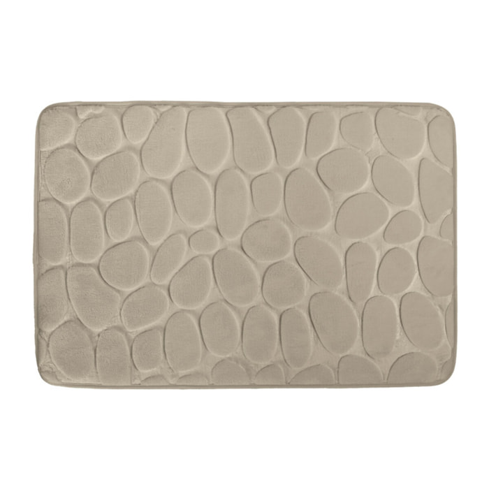 Tapis de bain Microfibre PEBBLE Beige MSV