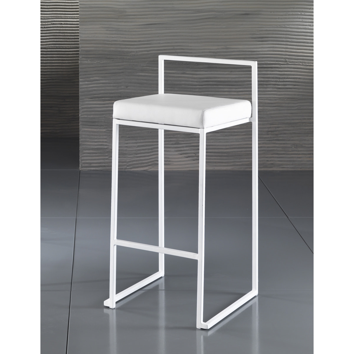 Tomasucci Lot de 2 TABOURETS DODO BLANC Blanc