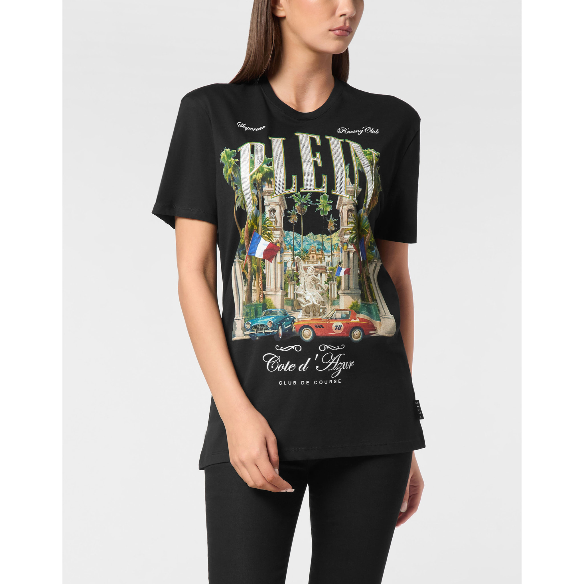 PHILIPP PLEIN T-Shirt Man Fit RACING
