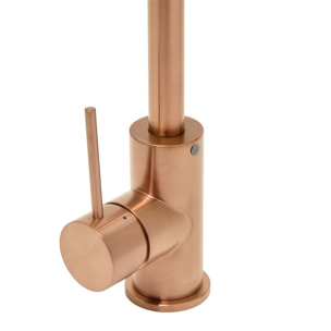 Aurum mitigeur d'évier sur pied 36,3 cm à levier avec bras pivotant, or rose brossé (SATBAUR280BRG)