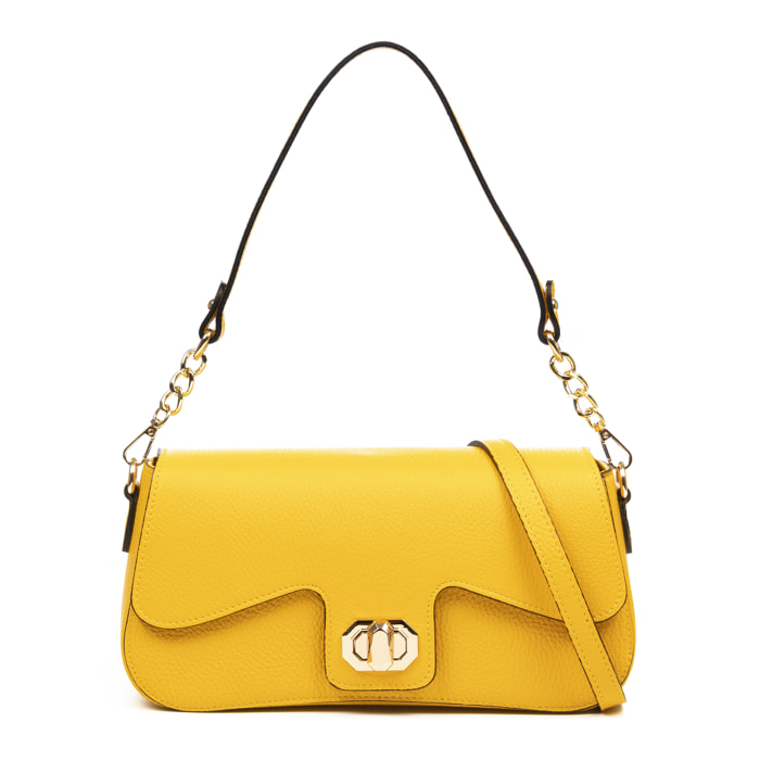 Anzano bolso bandolera mujer. Piel auténtica acabado Sauvage