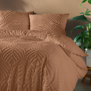 Parure de lit 3 pièces tufté - Rose