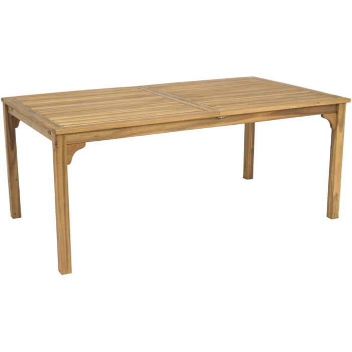 Table de jardin extensible en bois 180/240 cm "Valladolid" – 6 à 10 places - Marron