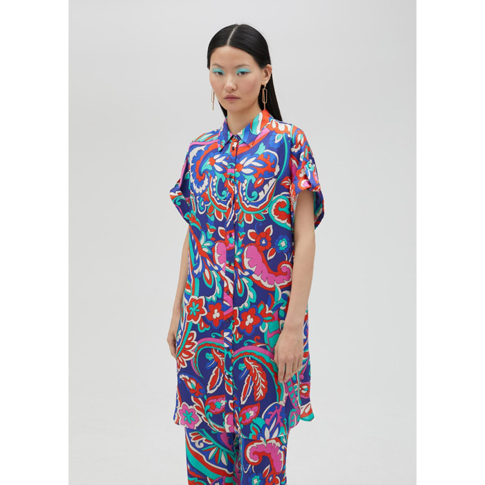 Camicione stampa paisley