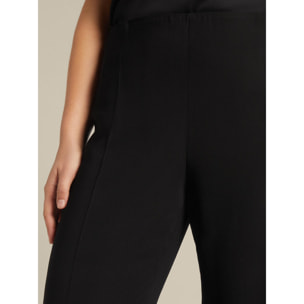 Elena Mirò - Pantalones slim de cady elástico - Negro