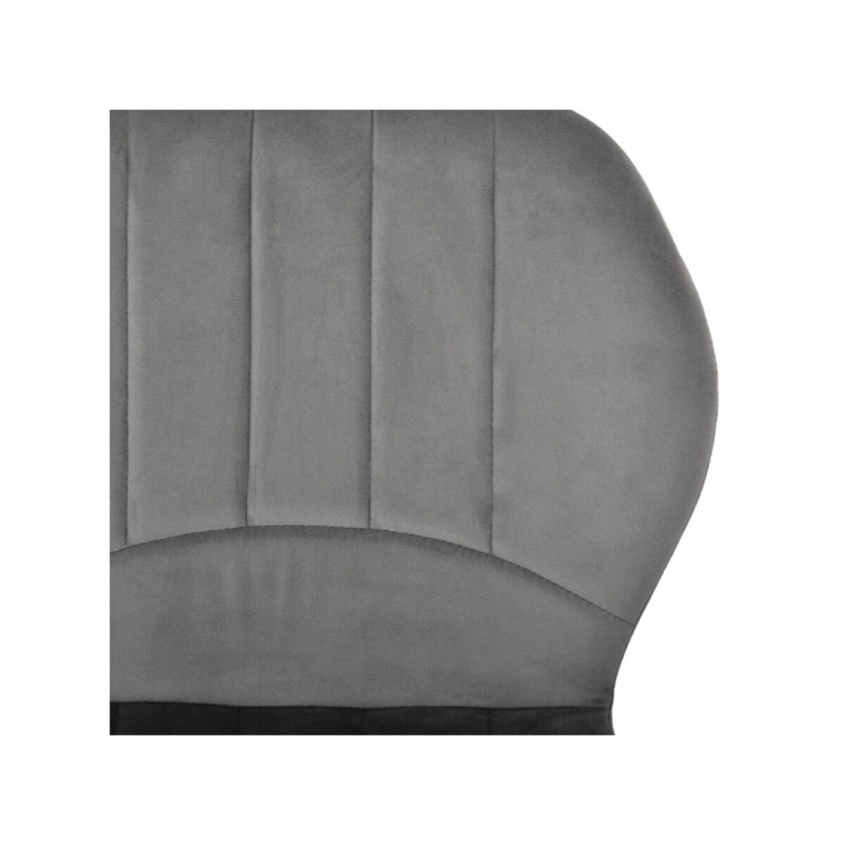 Chaise de bar en velours avec pieds en métal noir - FAUSTINE 2