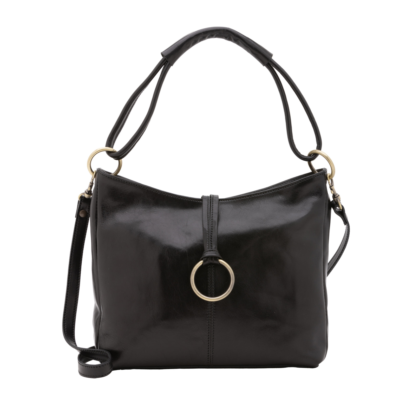 Borsa a spalla  da donna In Vera pelle Made in Italy 29x32x11 cm