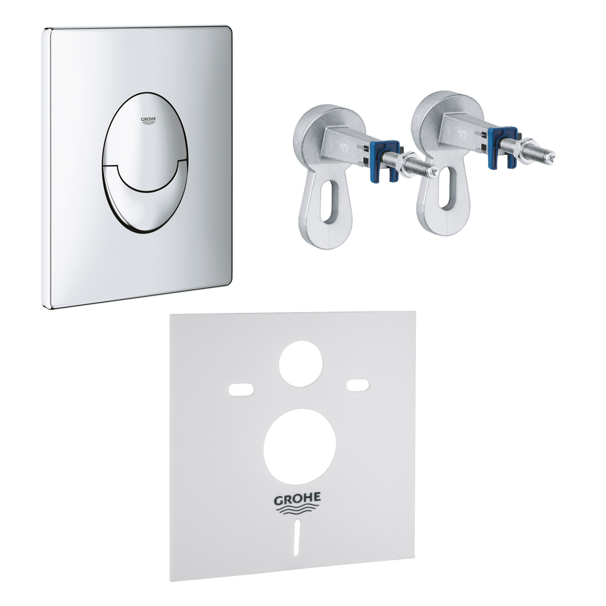 GROHE Solido Bâti support 5-en-1 pour WC, 1.13 m Chromé 39419000