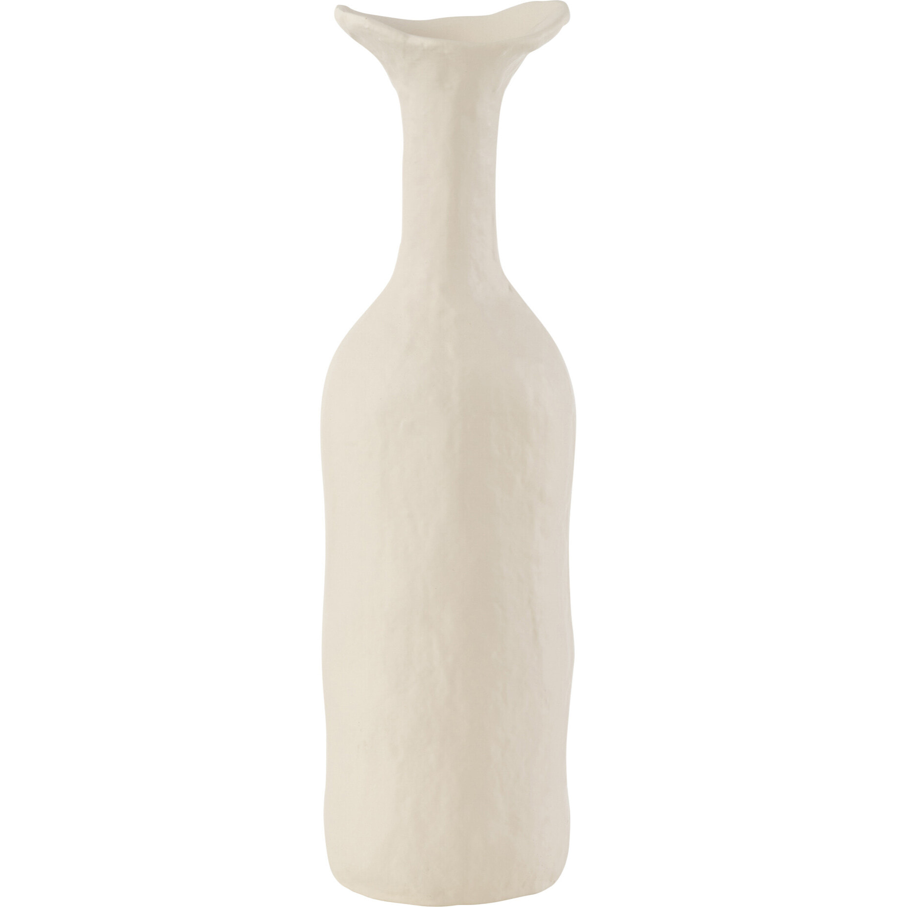 J-Line vase Agra - aluminium - blanc - small - 30 cm de hauteur