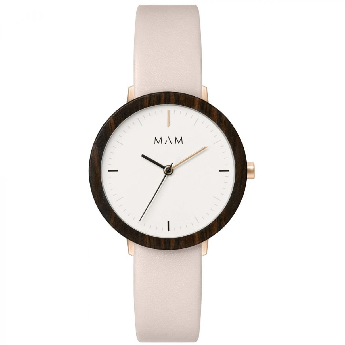 Reloj Mam MAM636 Unisex Analogico Cuarzo con Correa de Cuero