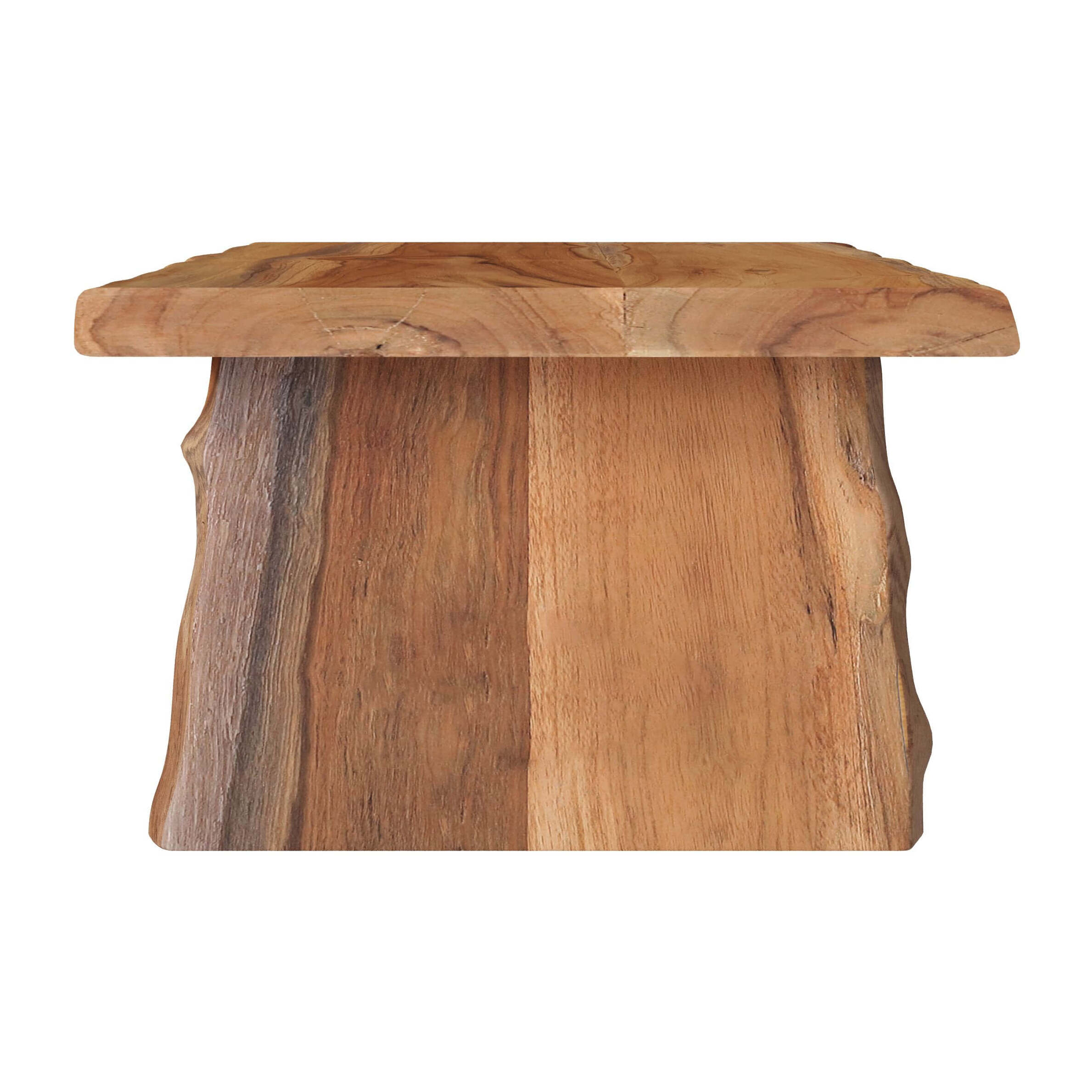 Table basse rectangulaire en bois de teck recyclé - Suzy