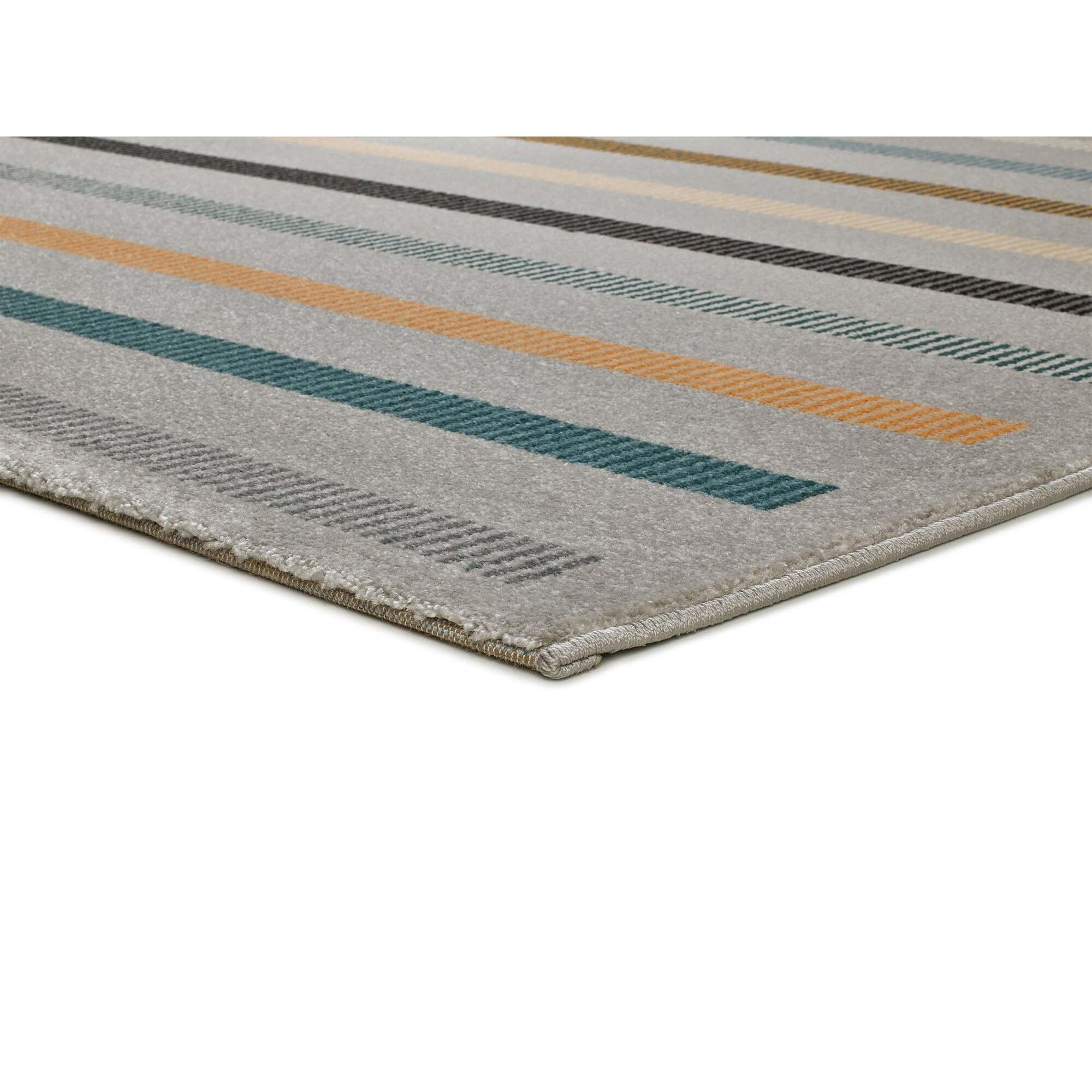 DEBBI Alfombra geométrica de estilo bauhauss multicolor, varias medidas disponibles