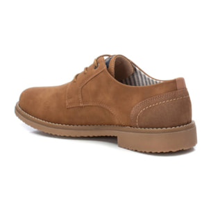 Zapato blucher/derby camel