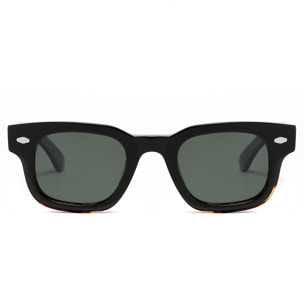 Gafas de sol PALO ALTO BUCHANAN - Negro y marrón demi / Polarizada g15 verdes