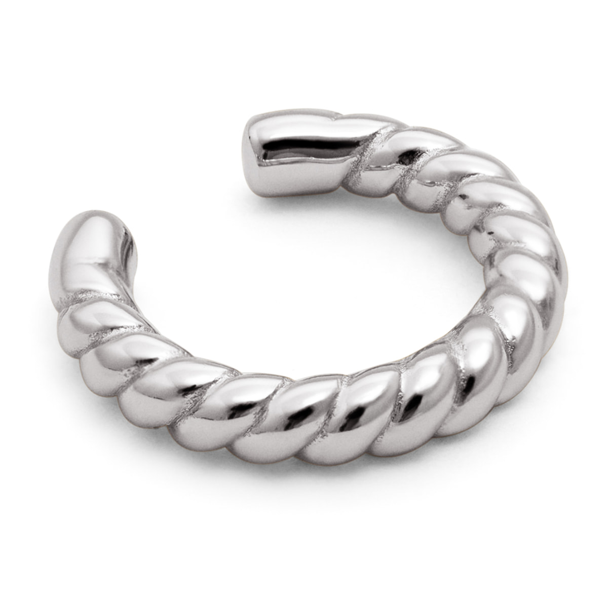 Pendiente Suelto Ear Cuff Tressia Plata