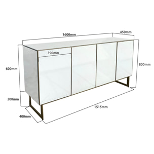 Buffet Soran noir Kare Design
