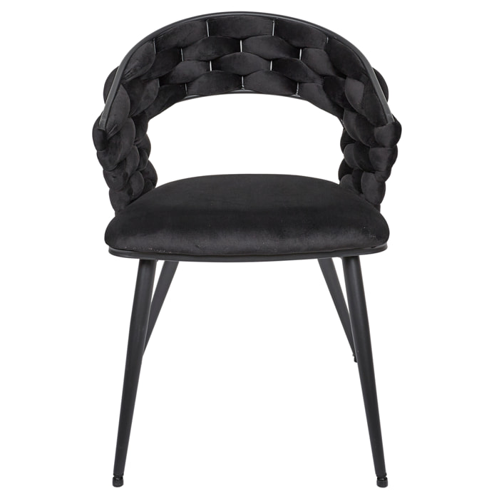 Chaise Sawyer Noir - Lot De 2