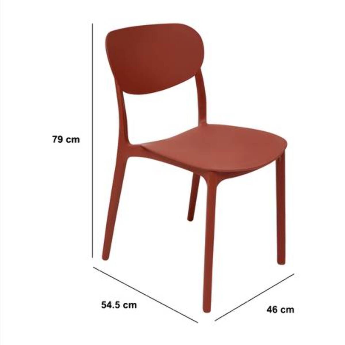 Chaise Plasta ocre