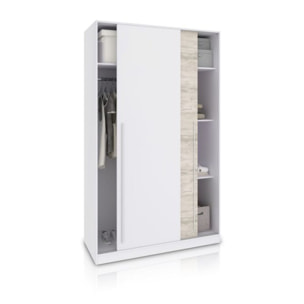 Armario Show 120 Blanco Artik (Blanco Mate) – Blanco Velho