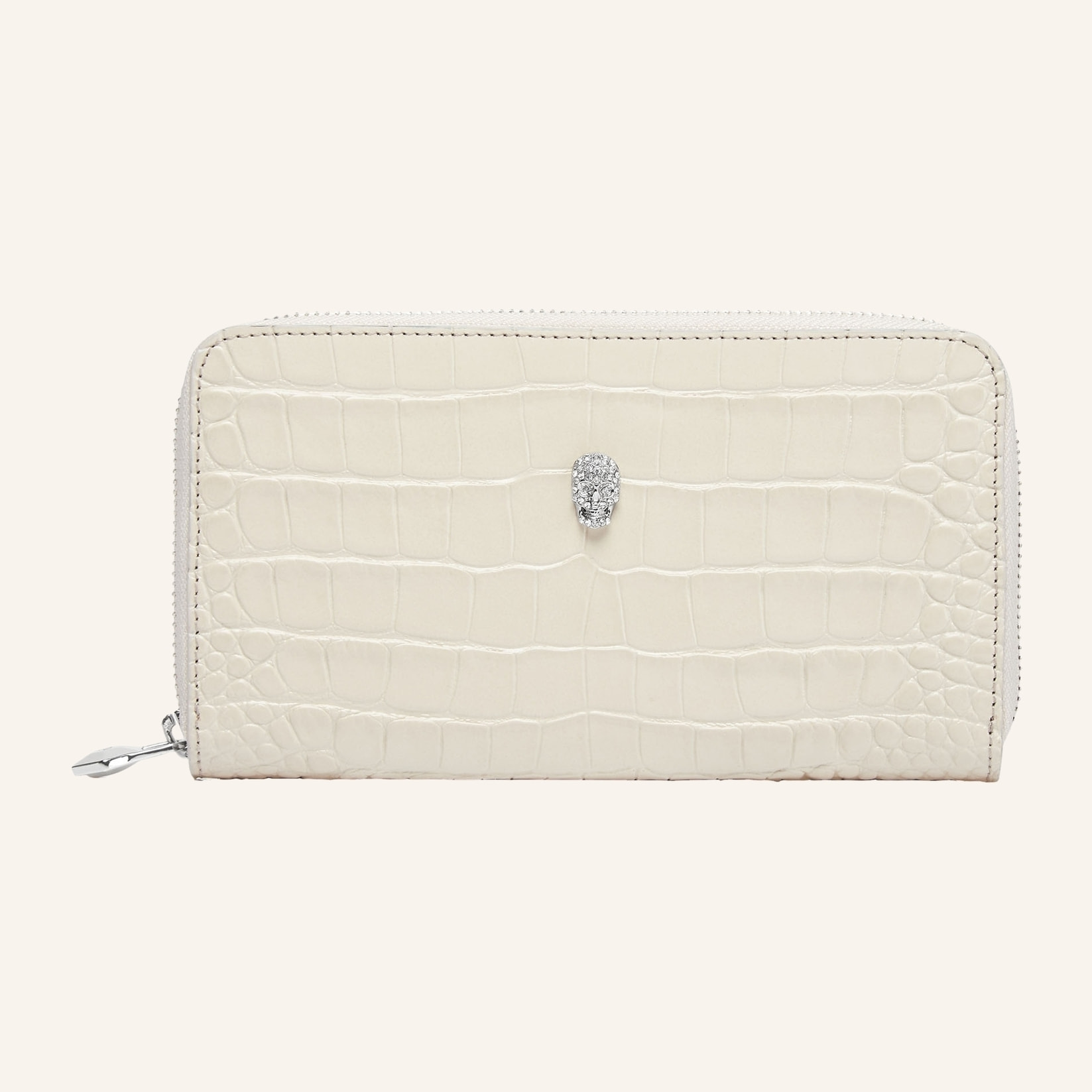 PHILIPP PLEIN Mid-Zip Wallet COCCO