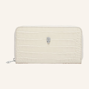 PHILIPP PLEIN Mid-Zip Wallet COCCO