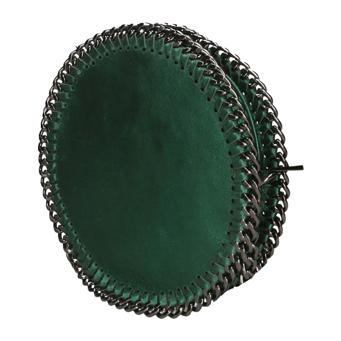 Borsa a spalla da Donna Nora in Vera Pelle Made in Italy 22x22x5 cm