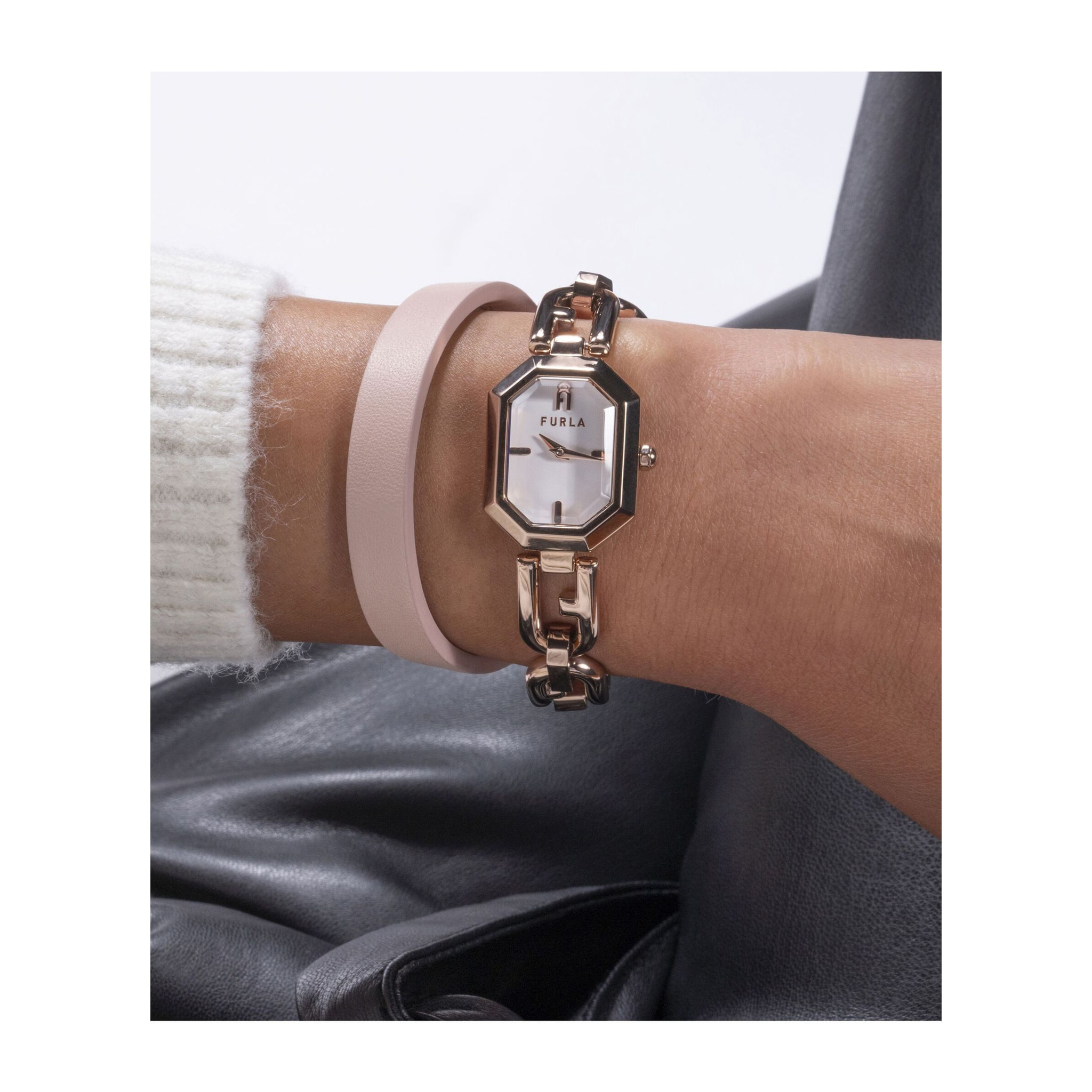 Furla Reloj Analógico De Cuarzo Furla Octagonal