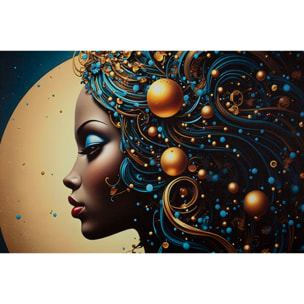 STAMPA C/LED SU TELA LACCATA C/CORNICE MINERVA -B- CM 60X3,5
X90