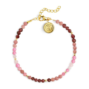 Pulsera Altea Dots Syra Rose Baño Oro